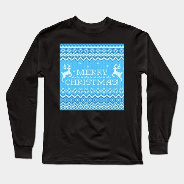 Merry Christmas Long Sleeve T-Shirt by le2chis